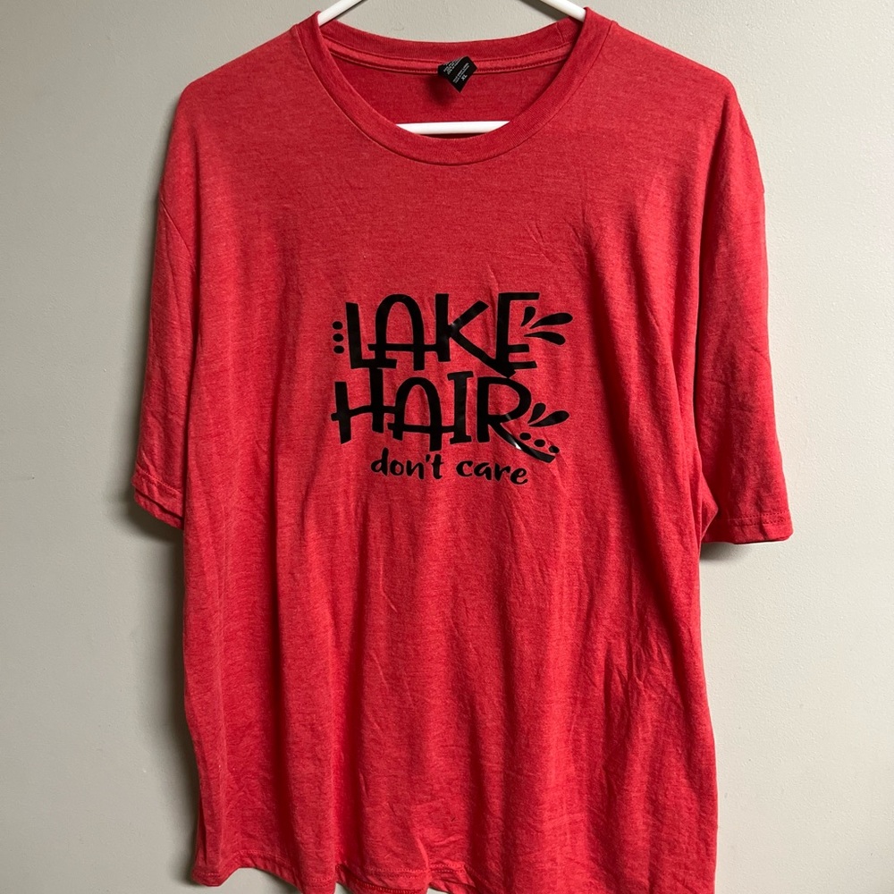 Size xl shirt purchased and vinyl added. Never worn